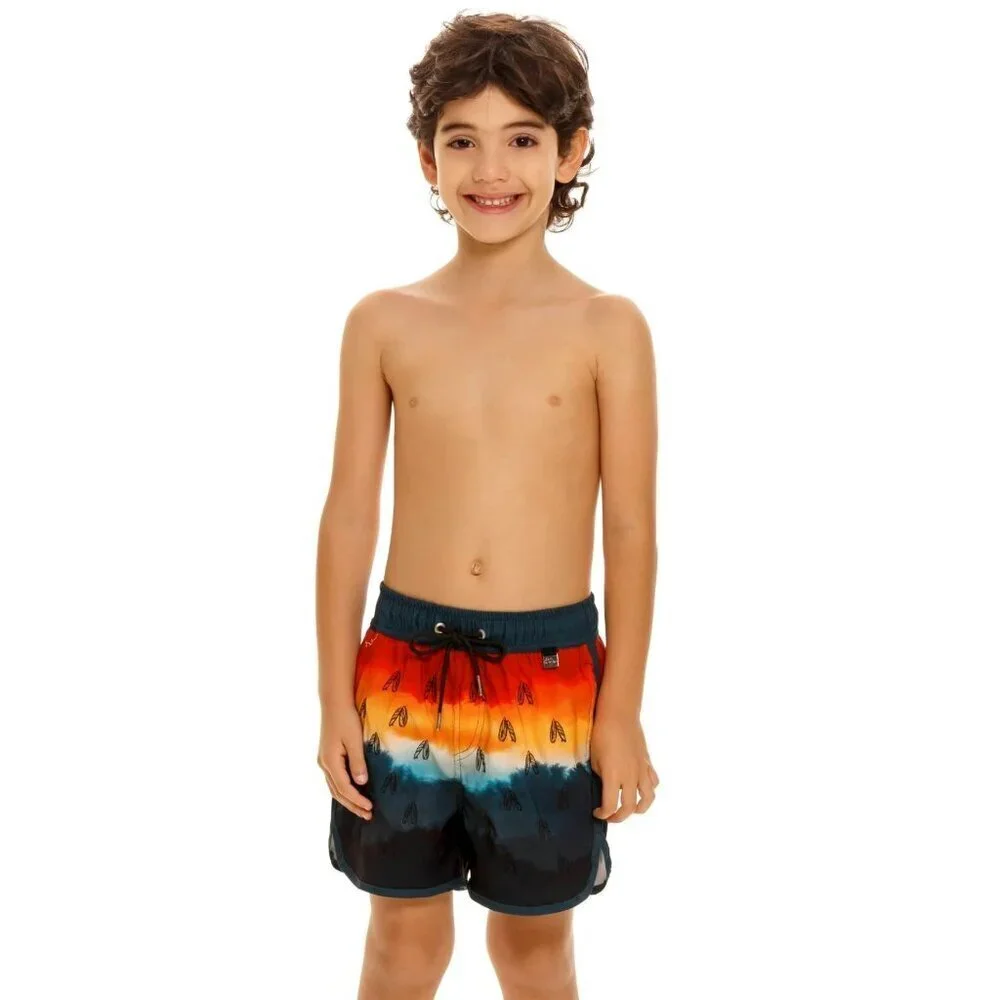 Agua Bendita Tiago Swim Trunks Multicolor Kids Size 2